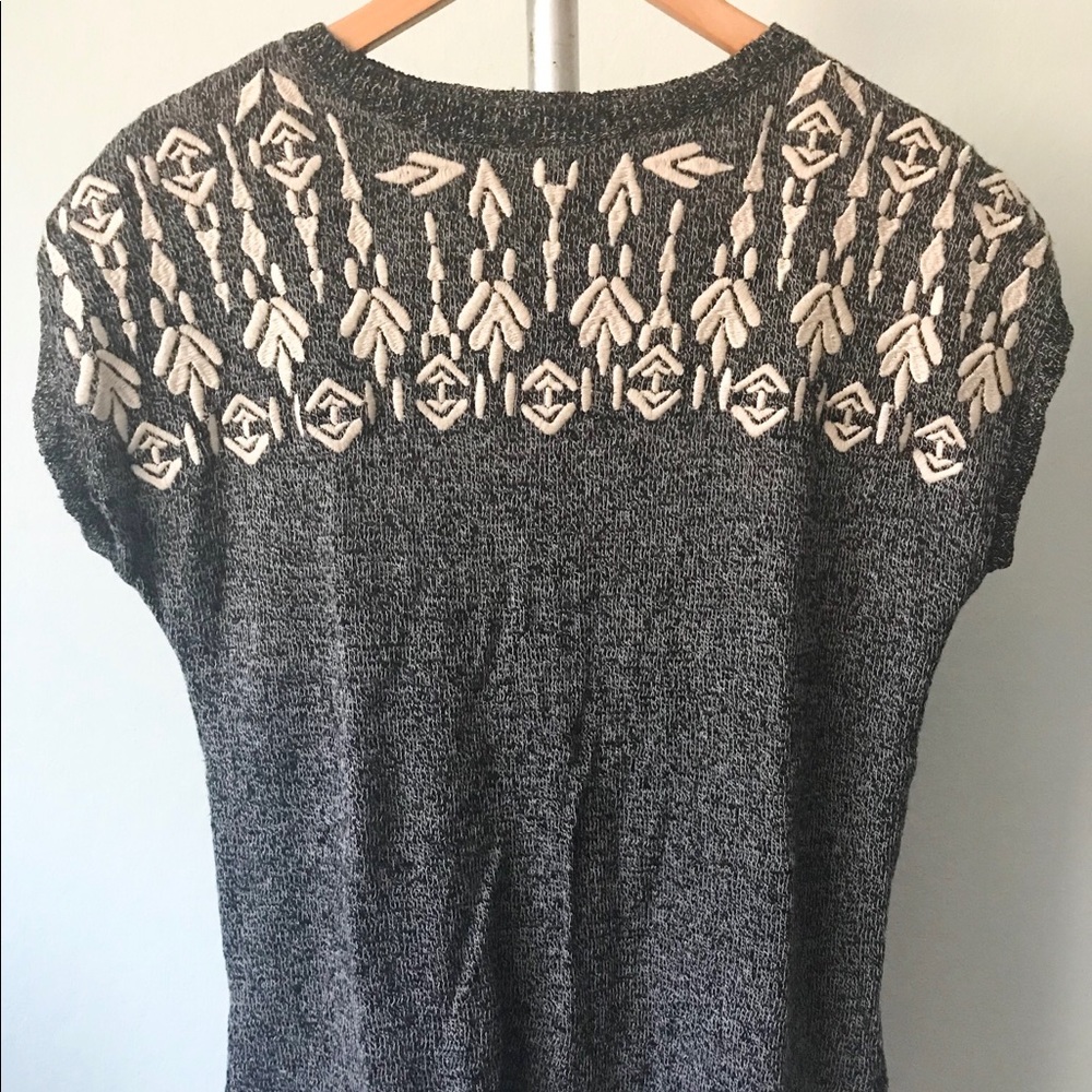 Madewell Embroidered Tunic Sweater